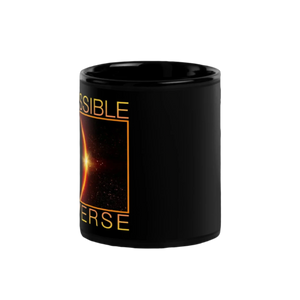 Impossible Universe Black Glossy Mug